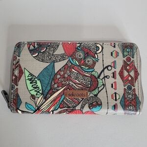 Sakroots Artist Circle 3/4 Zip-Around Wallet